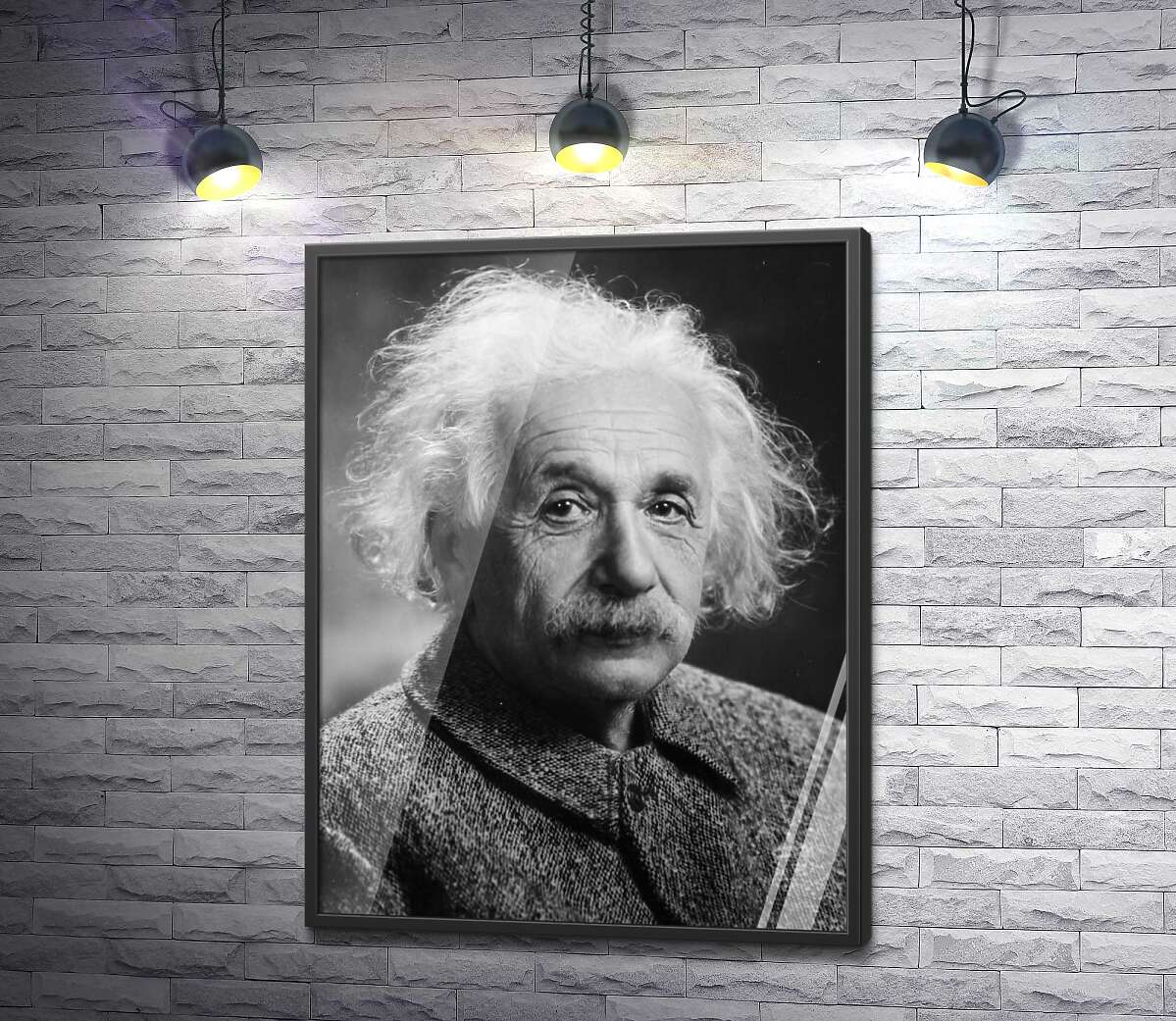 постер Портрет геніального фізика Альберта Ейнштейна (Albert Einstein)