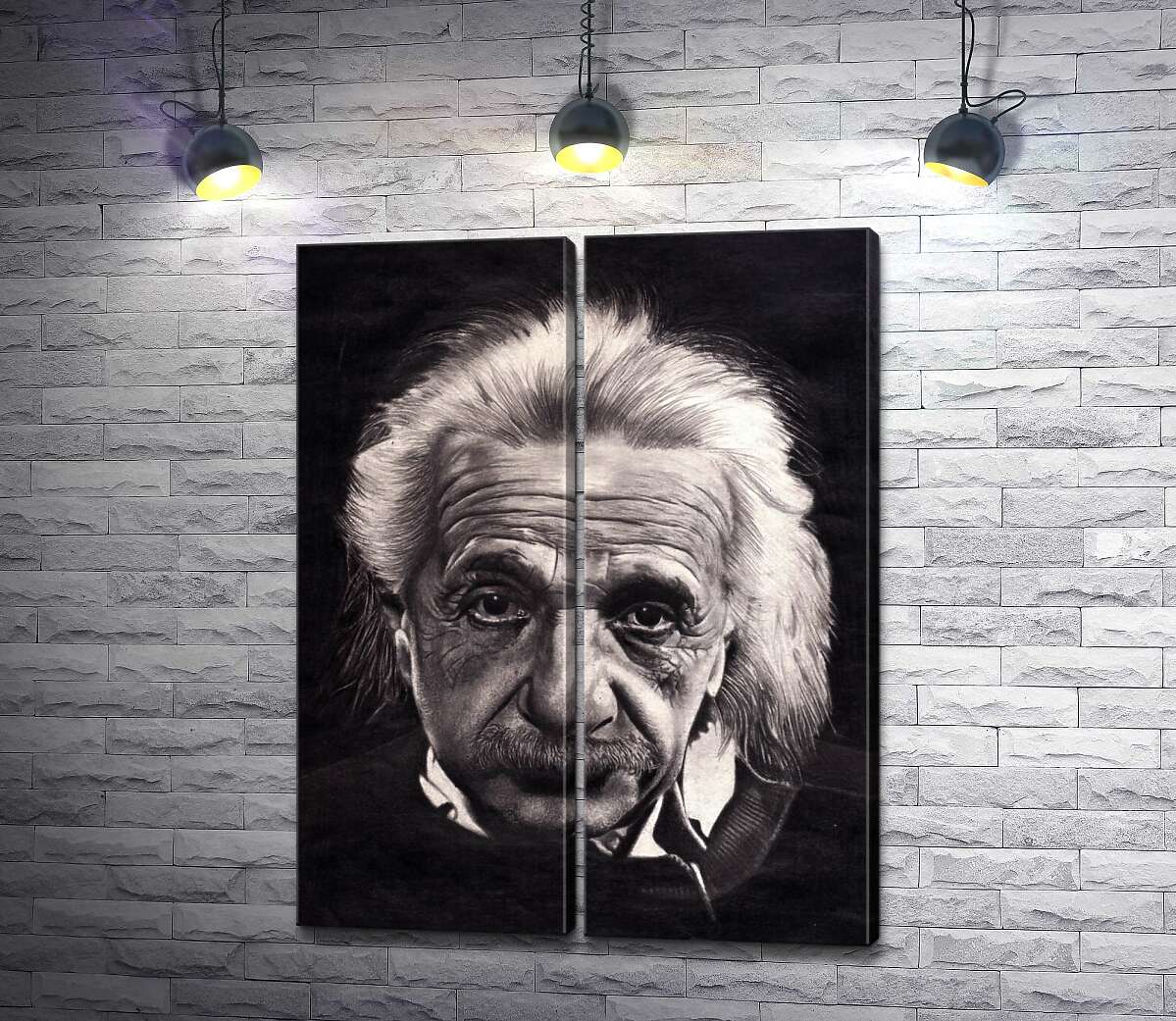 модульна картина Відомий фізик Альберт Ейнштейн (Albert Einstein)