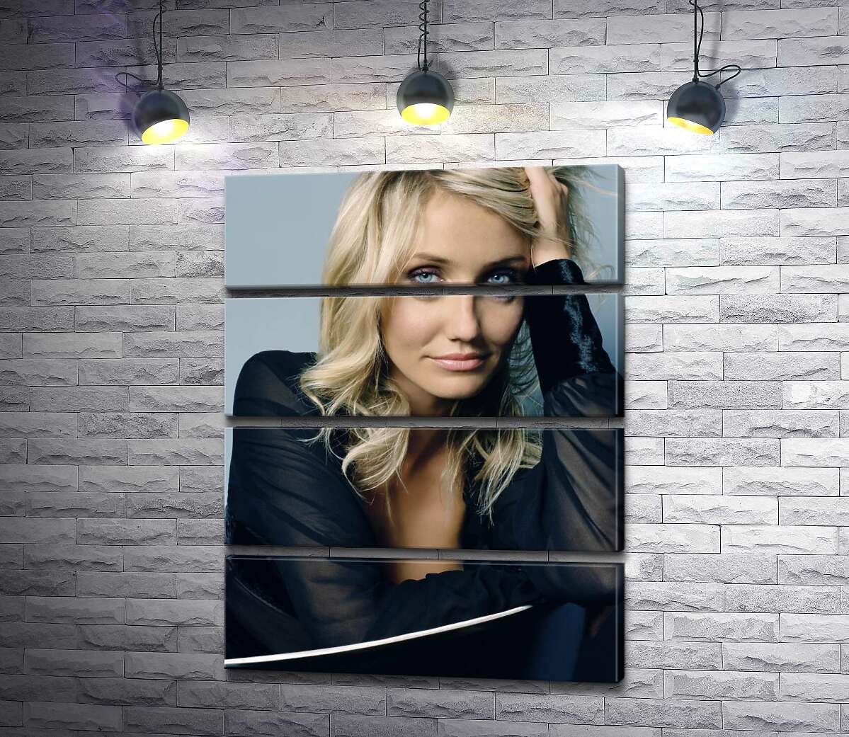модульна картина Зіркова актриса Кемерон Діас (Cameron Diaz) (Модуль №22)