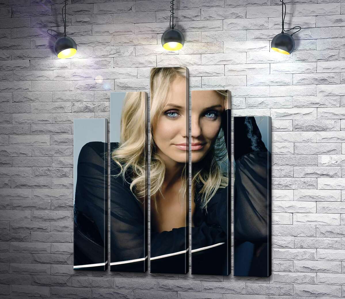модульна картина Зіркова актриса Кемерон Діас (Cameron Diaz) (Модуль №29)
