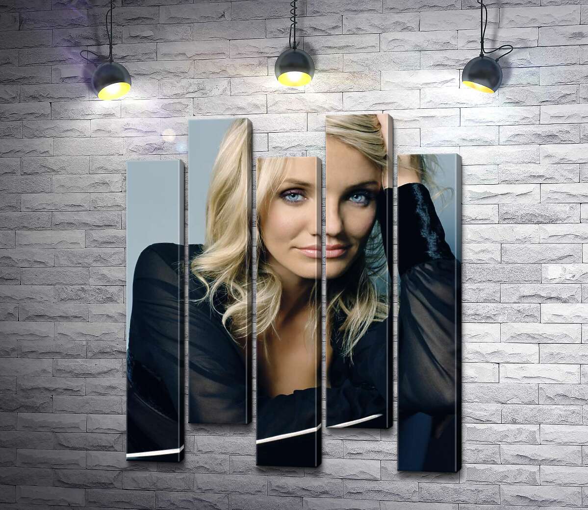 модульная картина Звездная актриса Кэмерон Диас (Cameron Diaz) (Модуль №30)