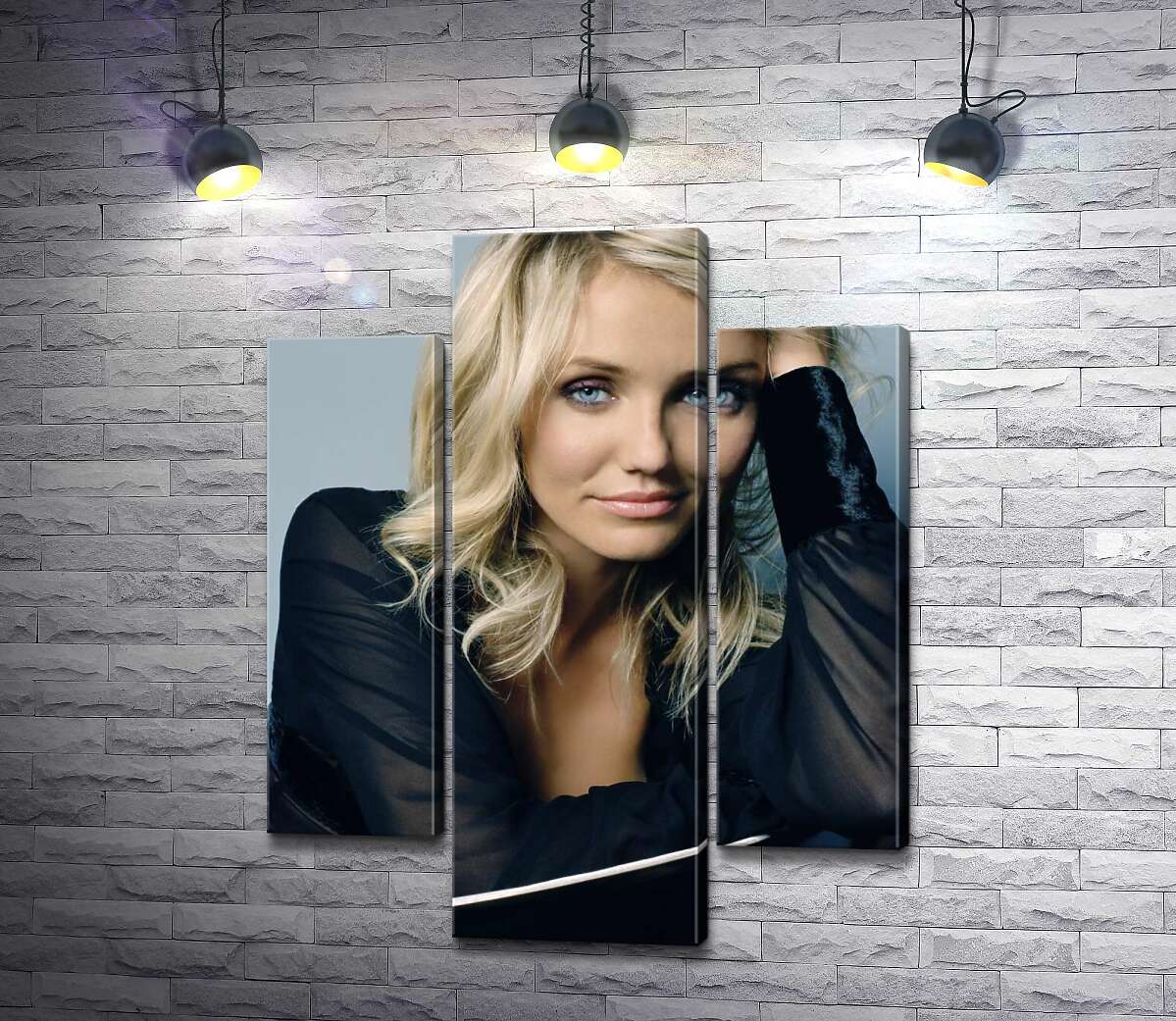 модульна картина Зіркова актриса Кемерон Діас (Cameron Diaz) (Модуль №10)