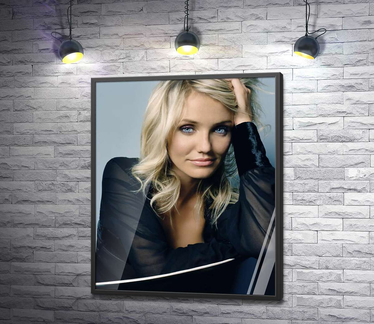 постер Звездная актриса Кэмерон Диас (Cameron Diaz)