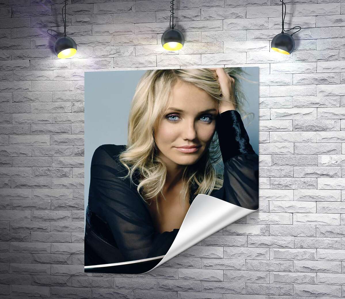 печать Звездная актриса Кэмерон Диас (Cameron Diaz)