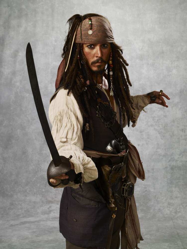 картина-постер Легенда піратського світу - капітан Джек Горобець (Jack Sparrow)