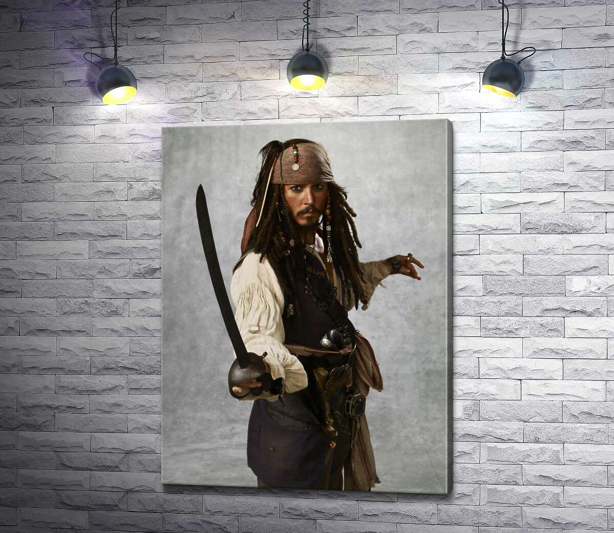 картина Легенда піратського світу - капітан Джек Горобець (Jack Sparrow)