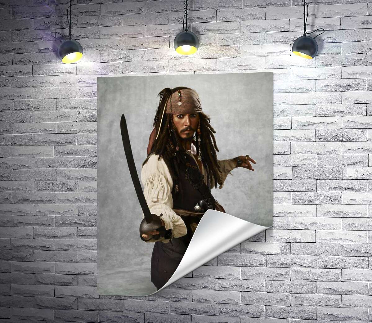 друк Легенда піратського світу - капітан Джек Горобець (Jack Sparrow)