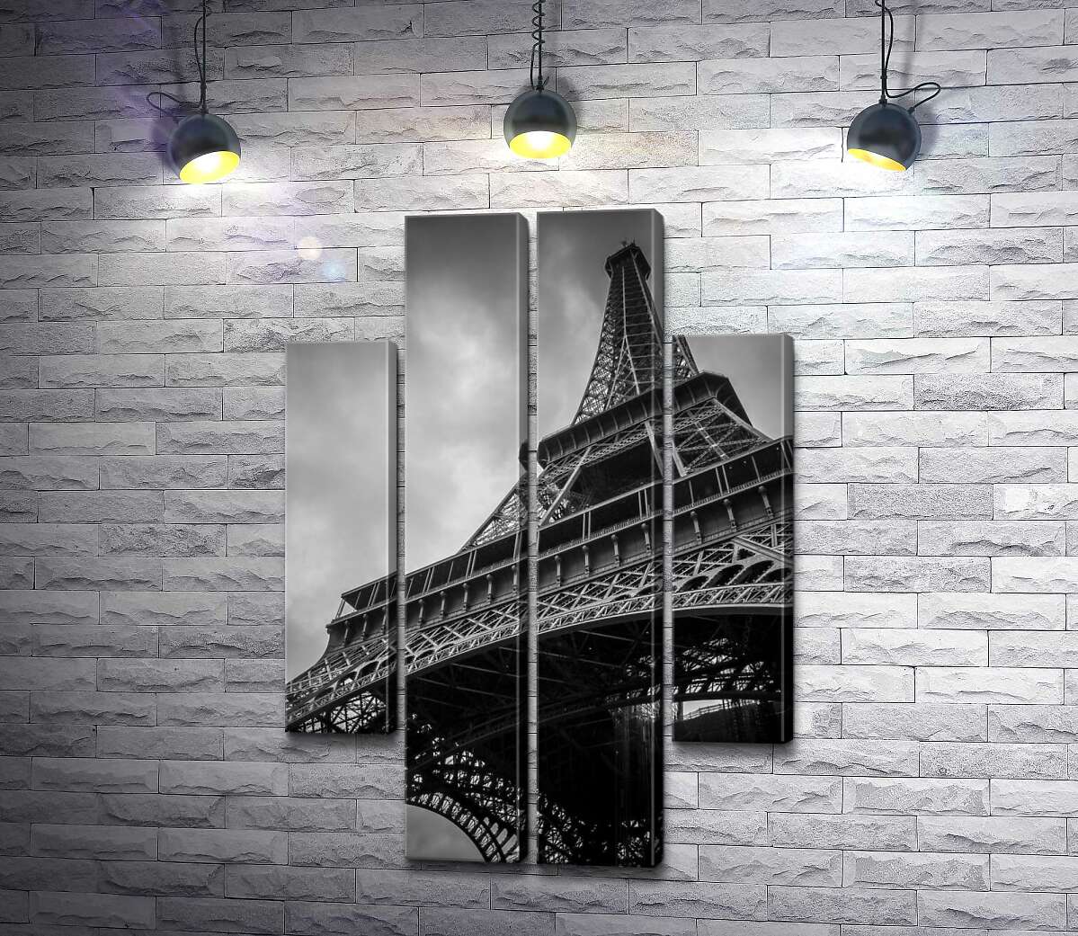 модульна картина Металева конструкція Ейфелевої вежі (Eiffel tower) (Модуль №20)
