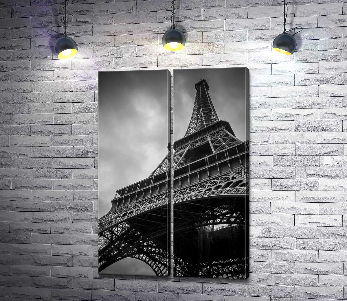 модульна картина Металева конструкція Ейфелевої вежі (Eiffel tower)