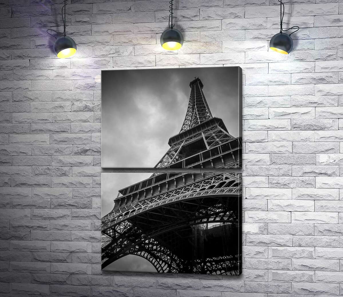 модульна картина Металева конструкція Ейфелевої вежі (Eiffel tower) (Модуль №7)