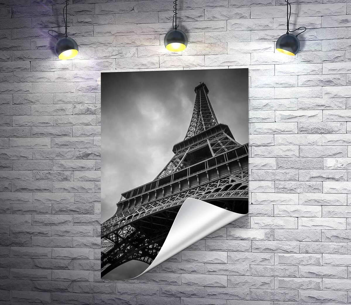 печать Металлическая конструкция Эйфелевой башни (Eiffel tower)