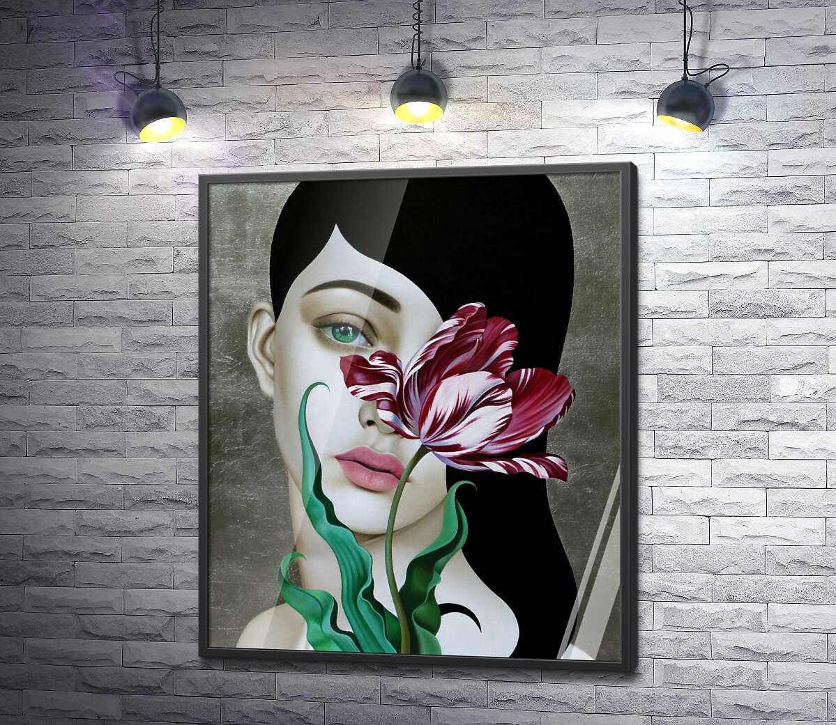 постер Самотній тюльпан (Lonely tulip) - Слава Фокк (Slava Fokk)