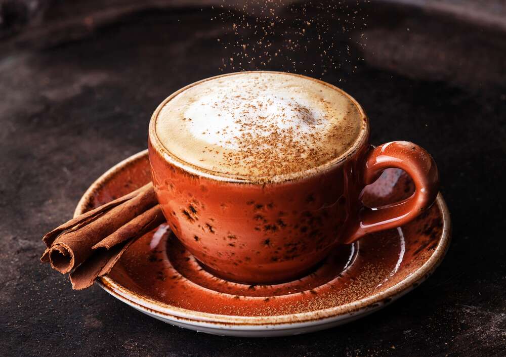 картина-постер Какао покриває повітряну кавову пінку