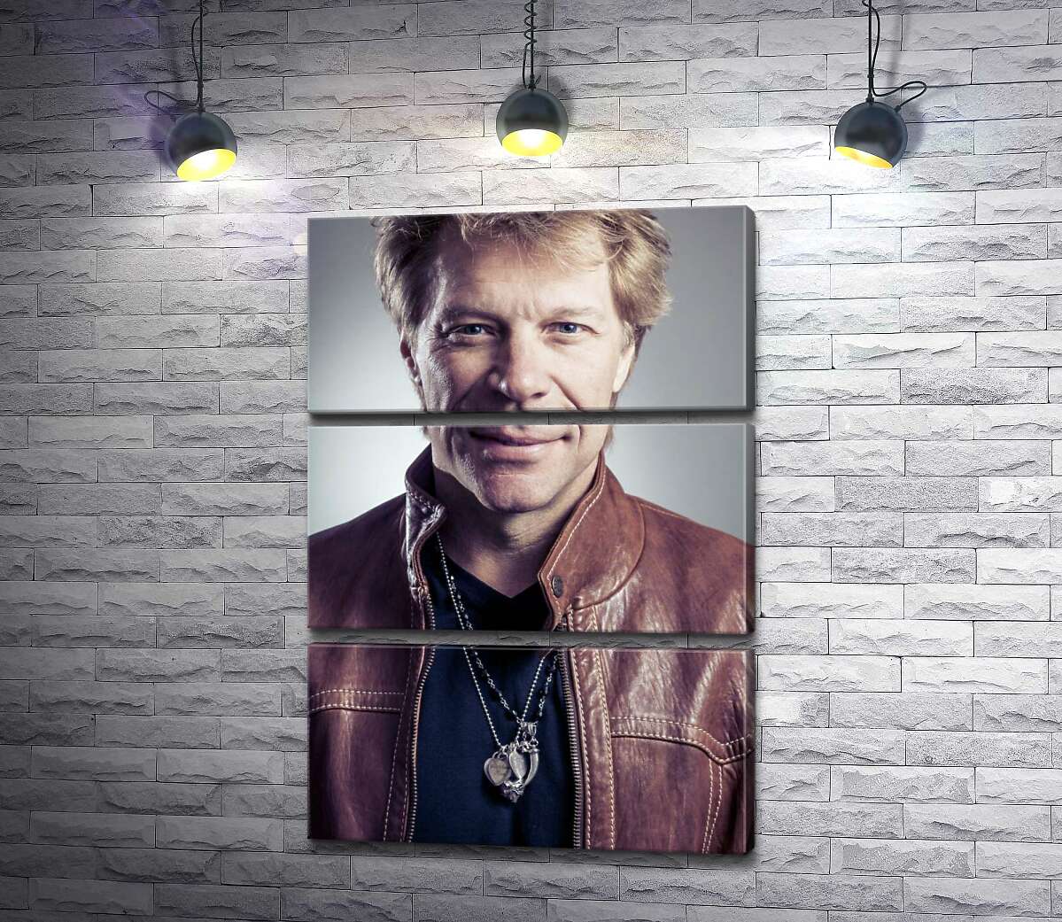 модульна картина Соліст рок-групи Джон Бон Джові (Jon Bon Jovi) (Модуль №15)