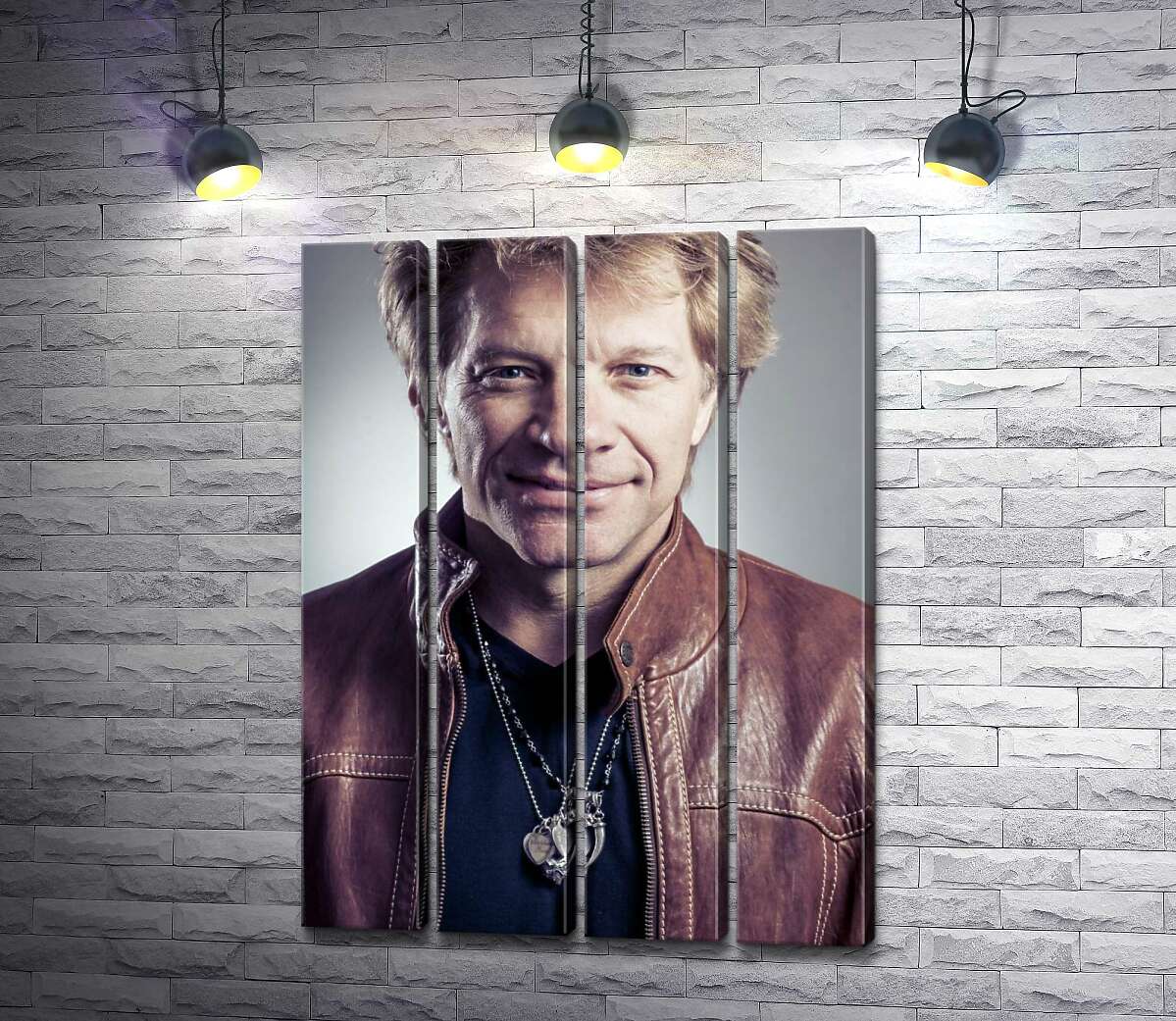 модульна картина Соліст рок-групи Джон Бон Джові (Jon Bon Jovi) (Модуль №24)