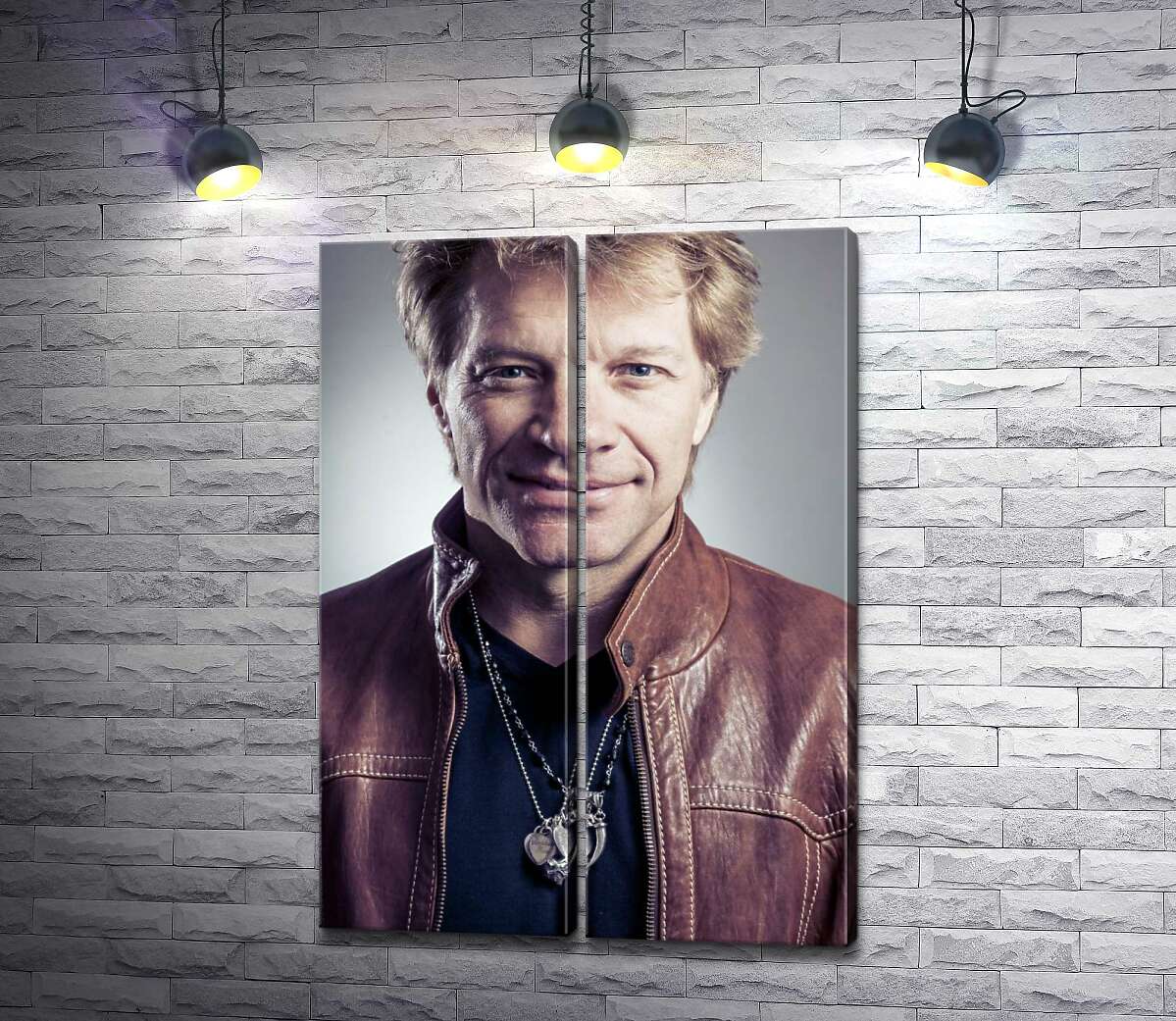 модульная картина Солист рок-группы Джон Бон Джови (Jon Bon Jovi)