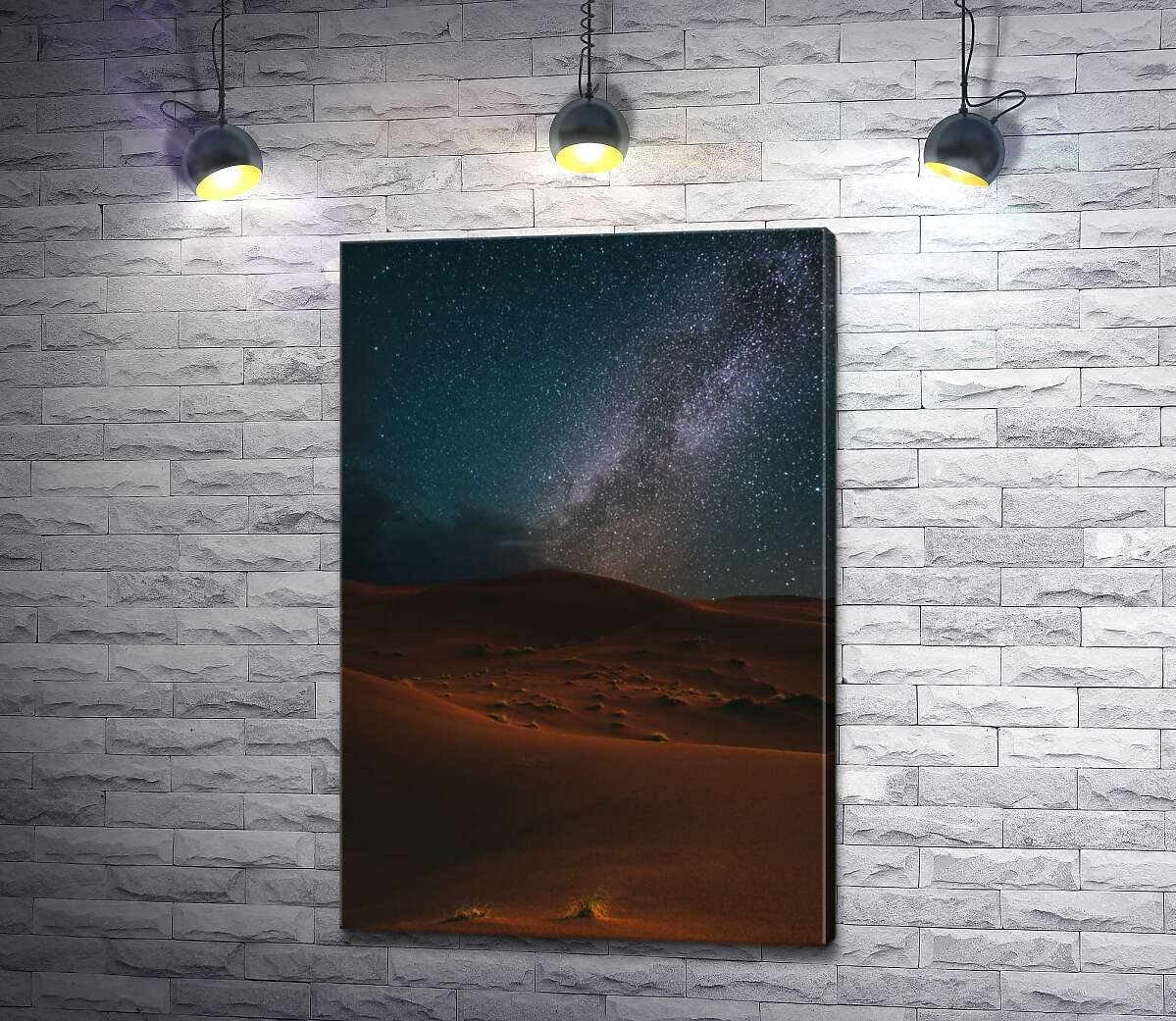 картина Млечный путь над пустыней