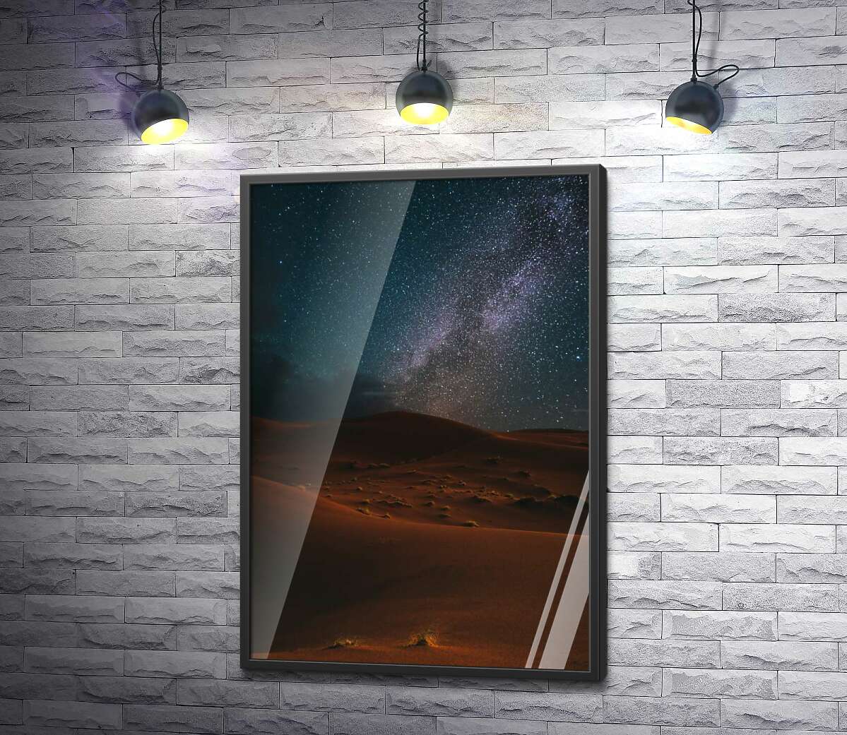 постер Млечный путь над пустыней