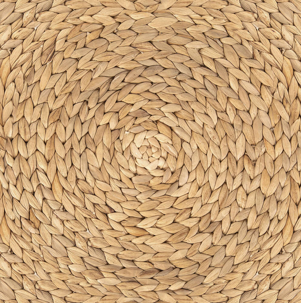 картина-постер Соломенное круговое плетение