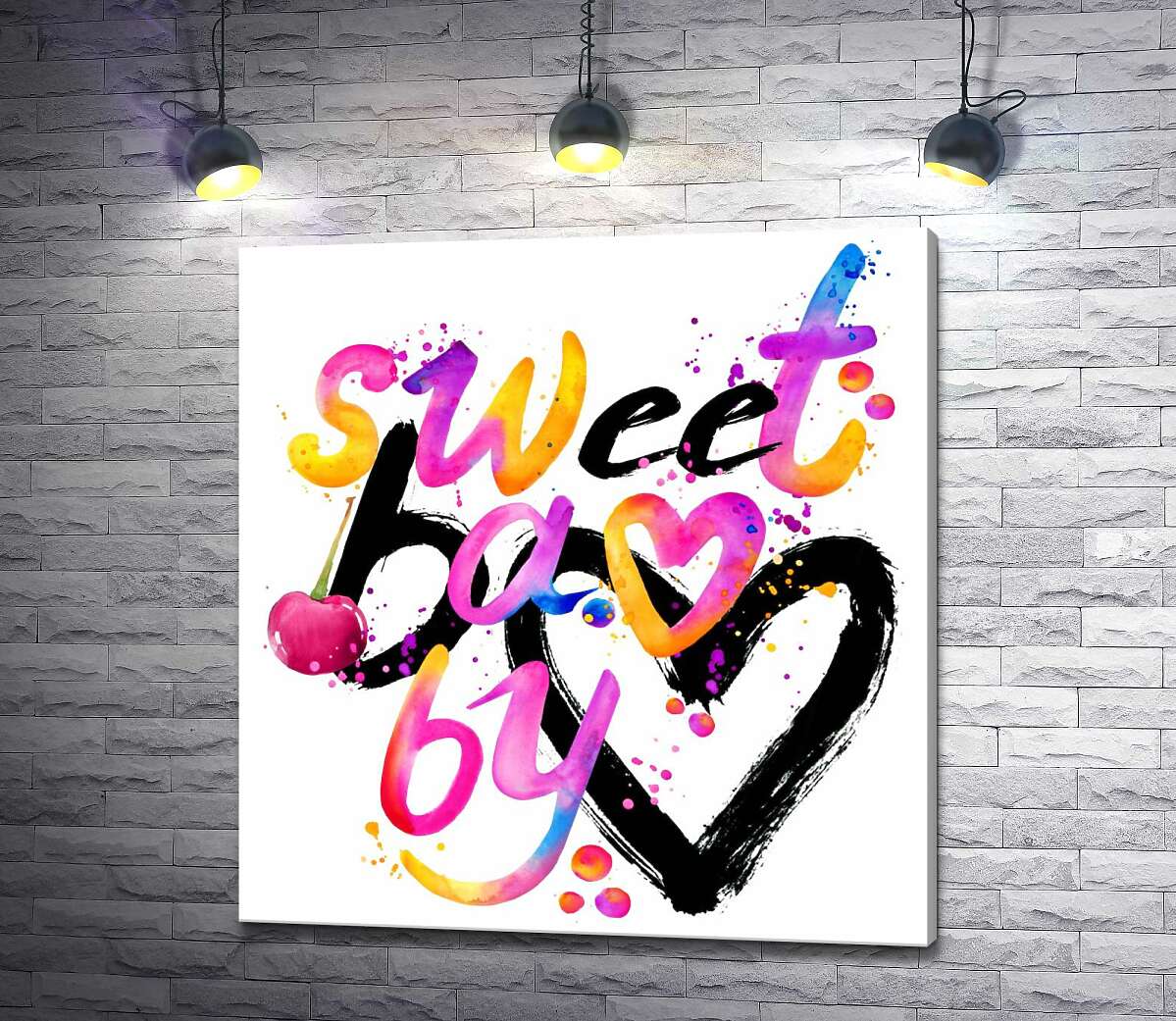 картина Напис Sweet Baby