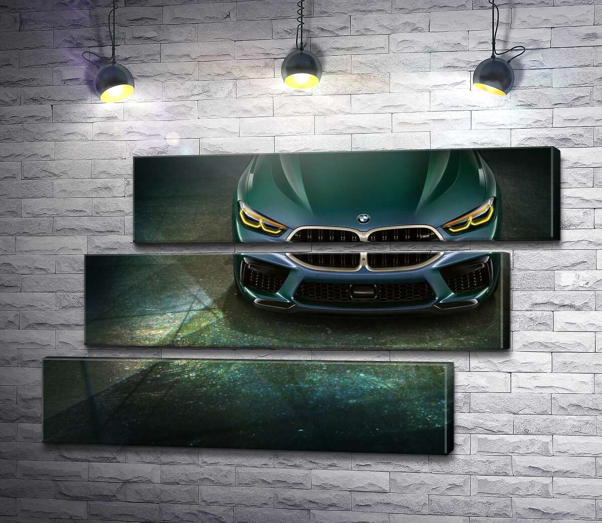 модульна картина Стильні форми передньої частини BMW (Модуль №17)