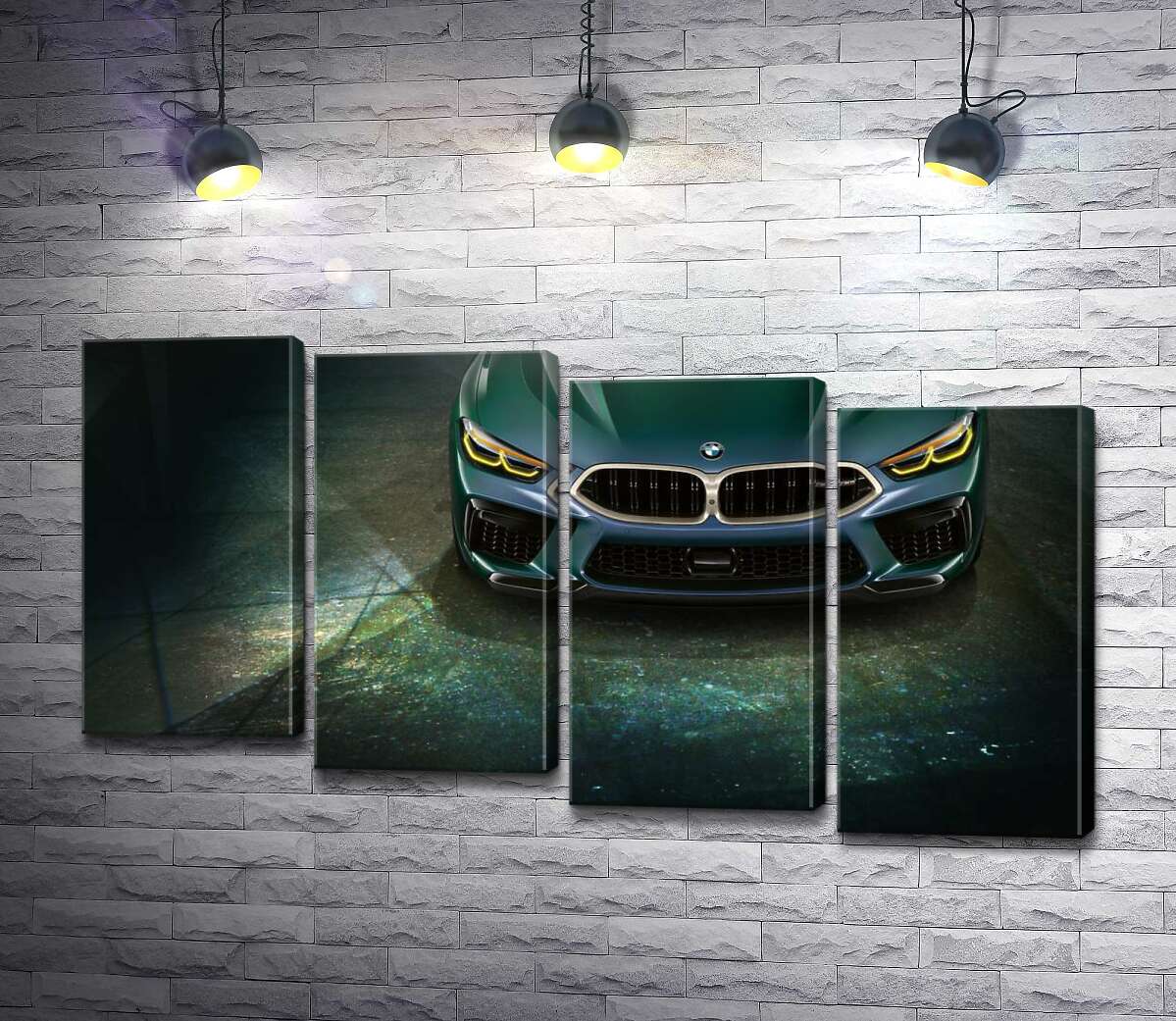 модульная картина Стильные формы передней части BMW (Модуль №19)