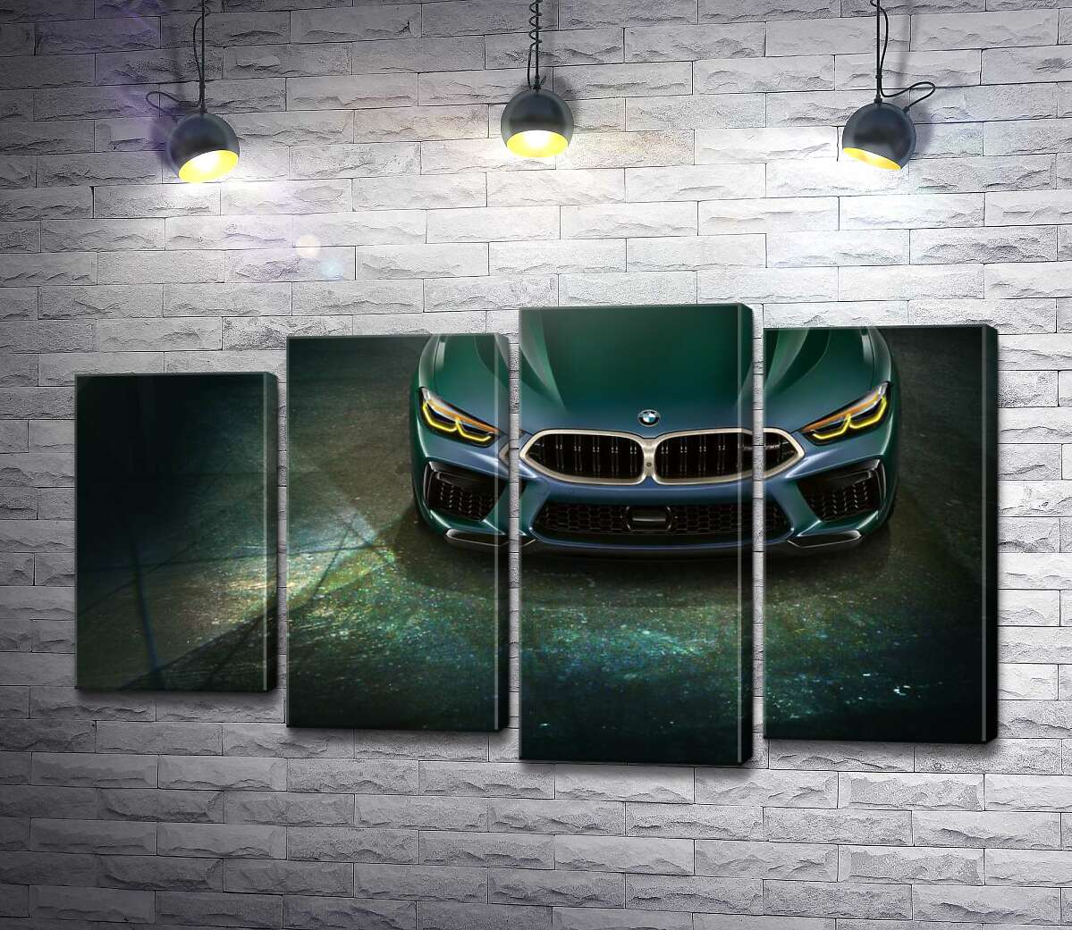 модульная картина Стильные формы передней части BMW (Модуль №3)
