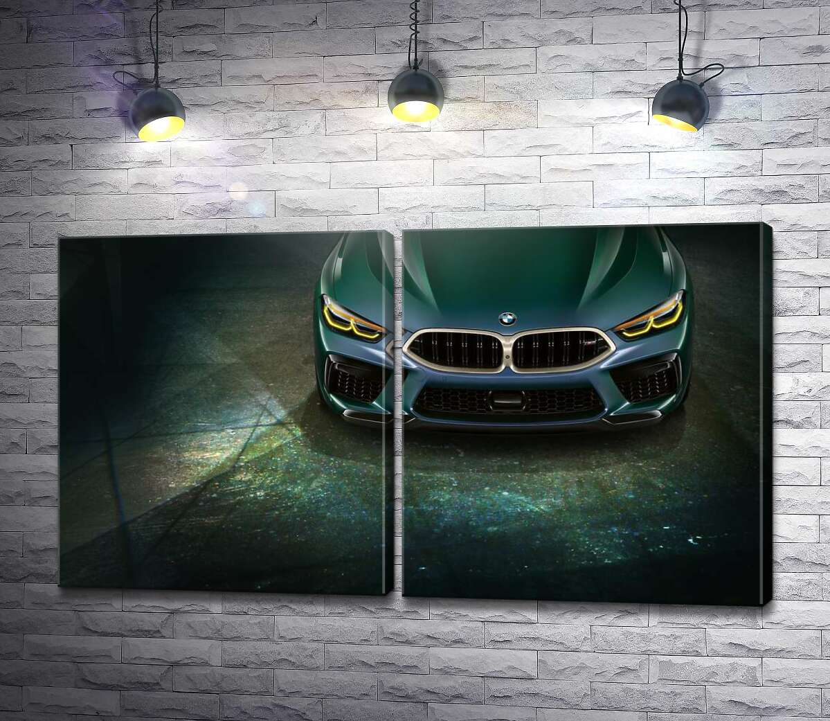 модульна картина Стильні форми передньої частини BMW