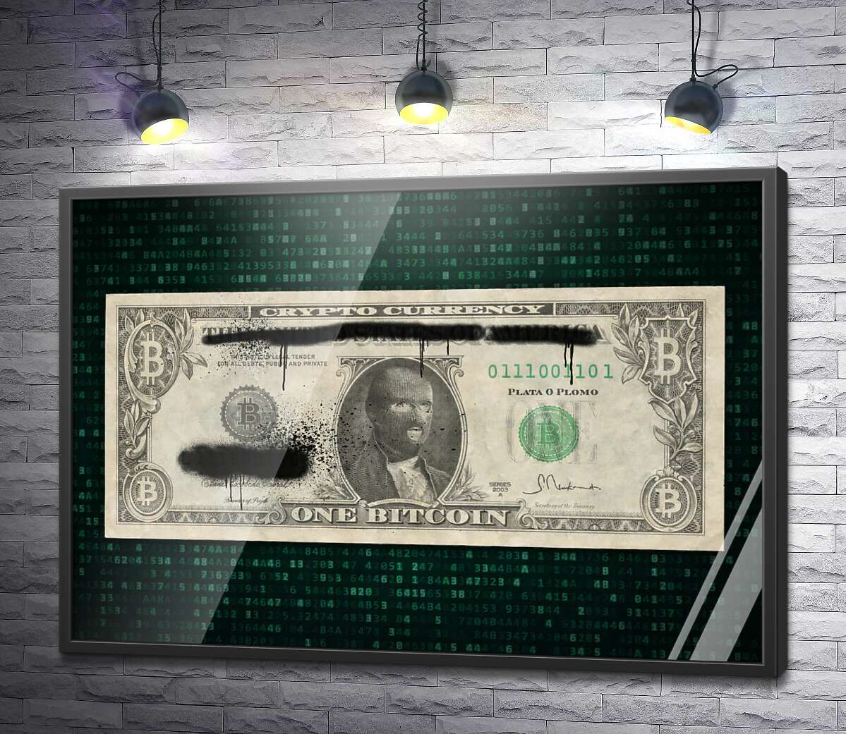 постер Биткоин - новый теневой доллар
