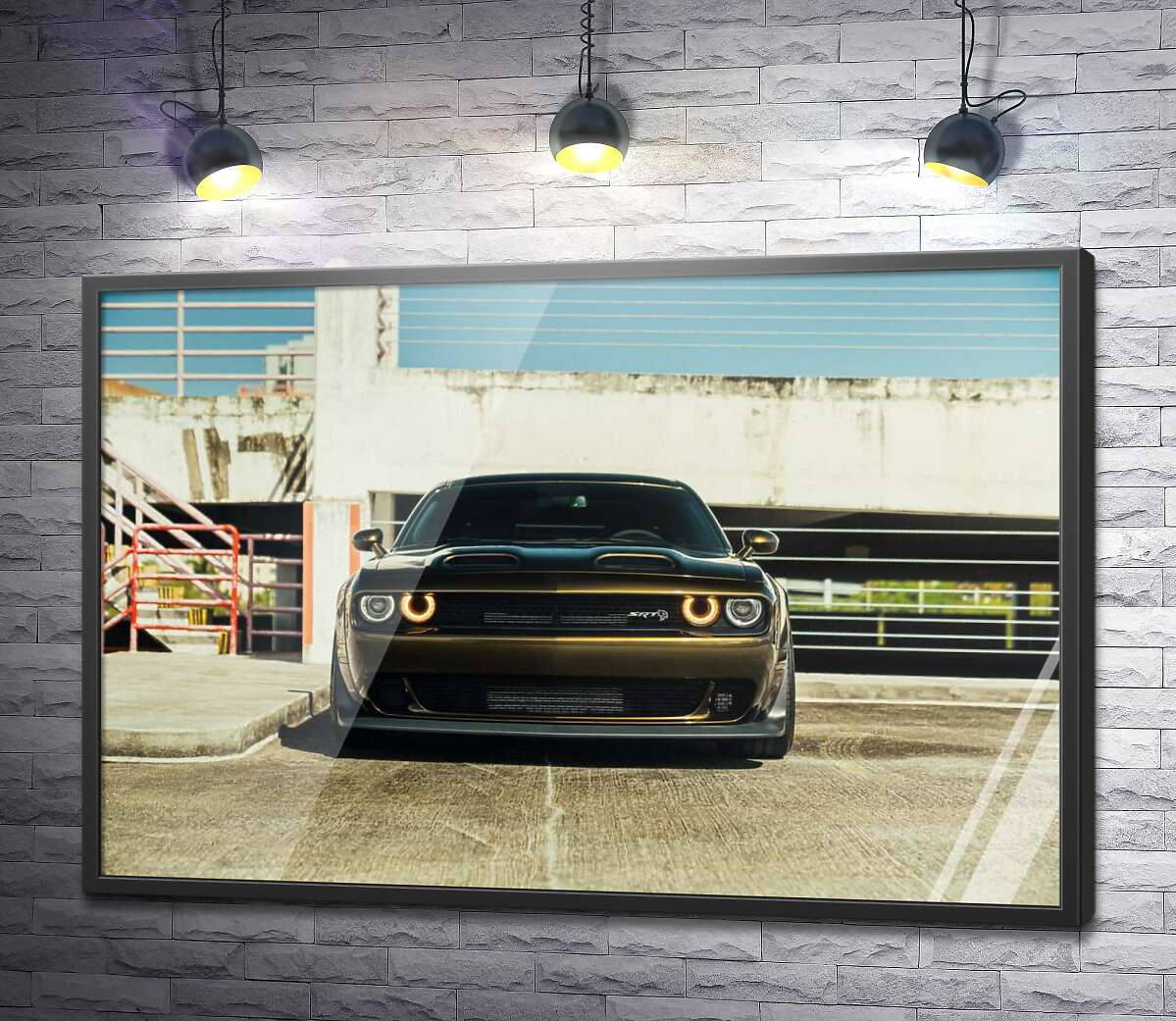 постер Пильний погляд Dodge Challenger