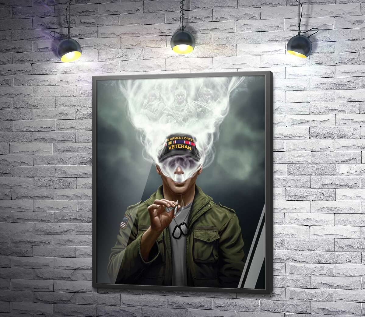постер Ветеран в сигаретном дыму воспоминаний