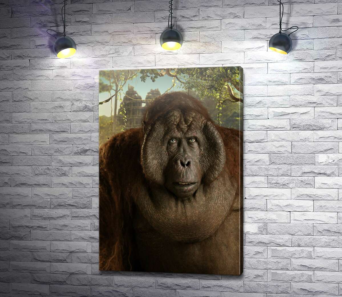 картина Орангутан Король Луи из Книги джунглей