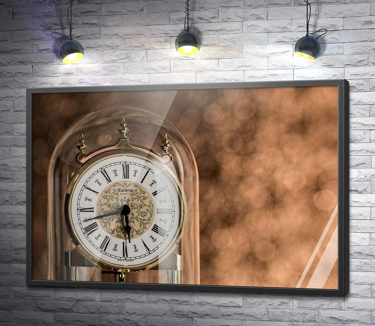постер Антикварные купольные часы