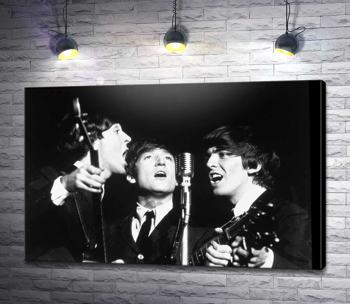 картина Архівна фотографія виступу групи Beatles