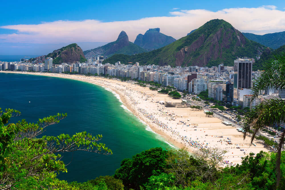 картина-постер Тропические пляжи Рио-де-Жанейро
