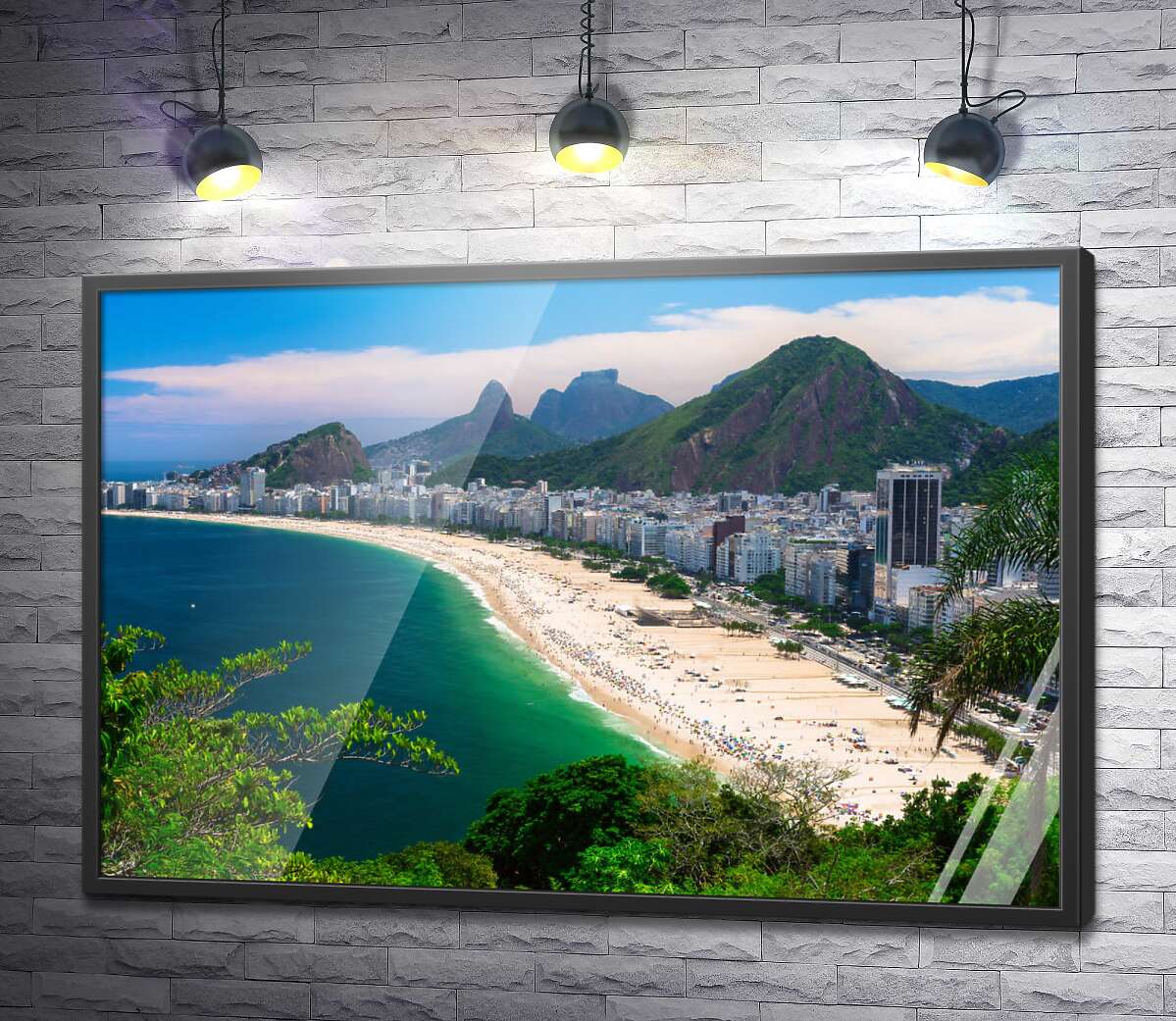 постер Тропические пляжи Рио-де-Жанейро