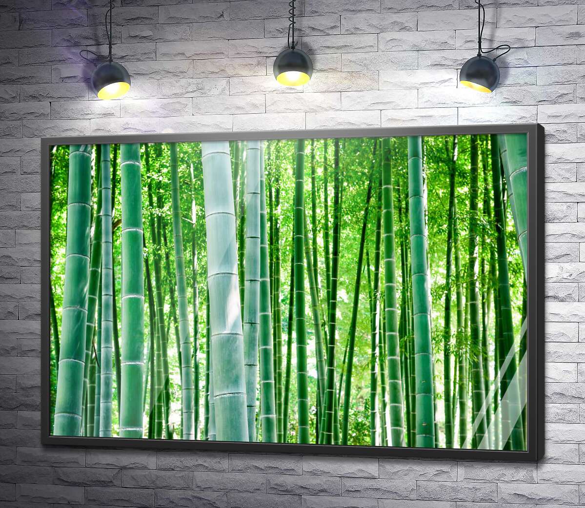 постер Зелень бамбукового леса