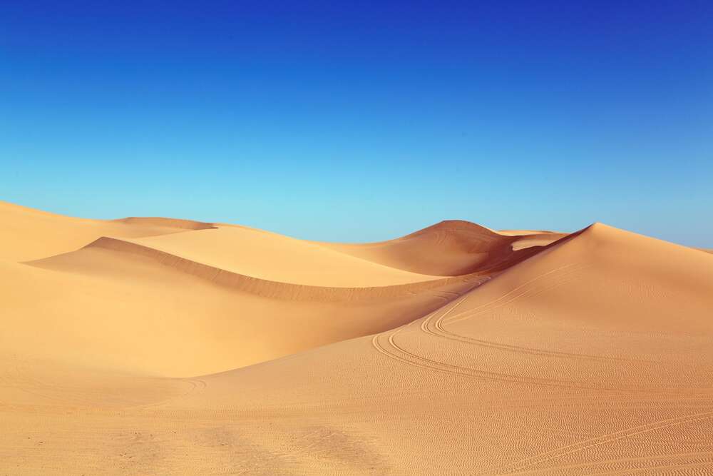 картина-постер Піщане море пустелі