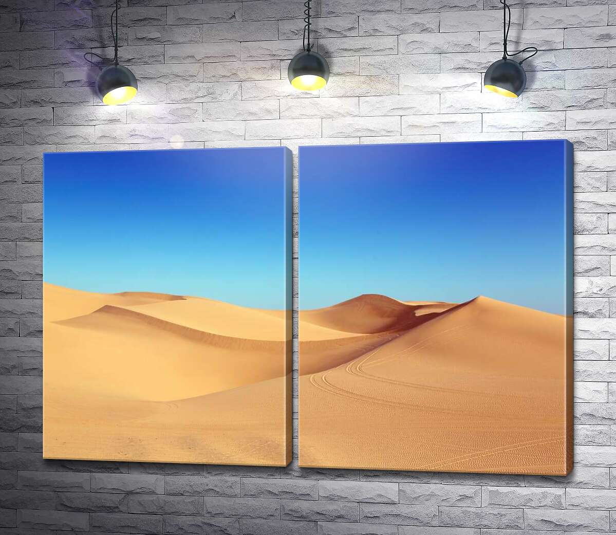 модульна картина Піщане море пустелі