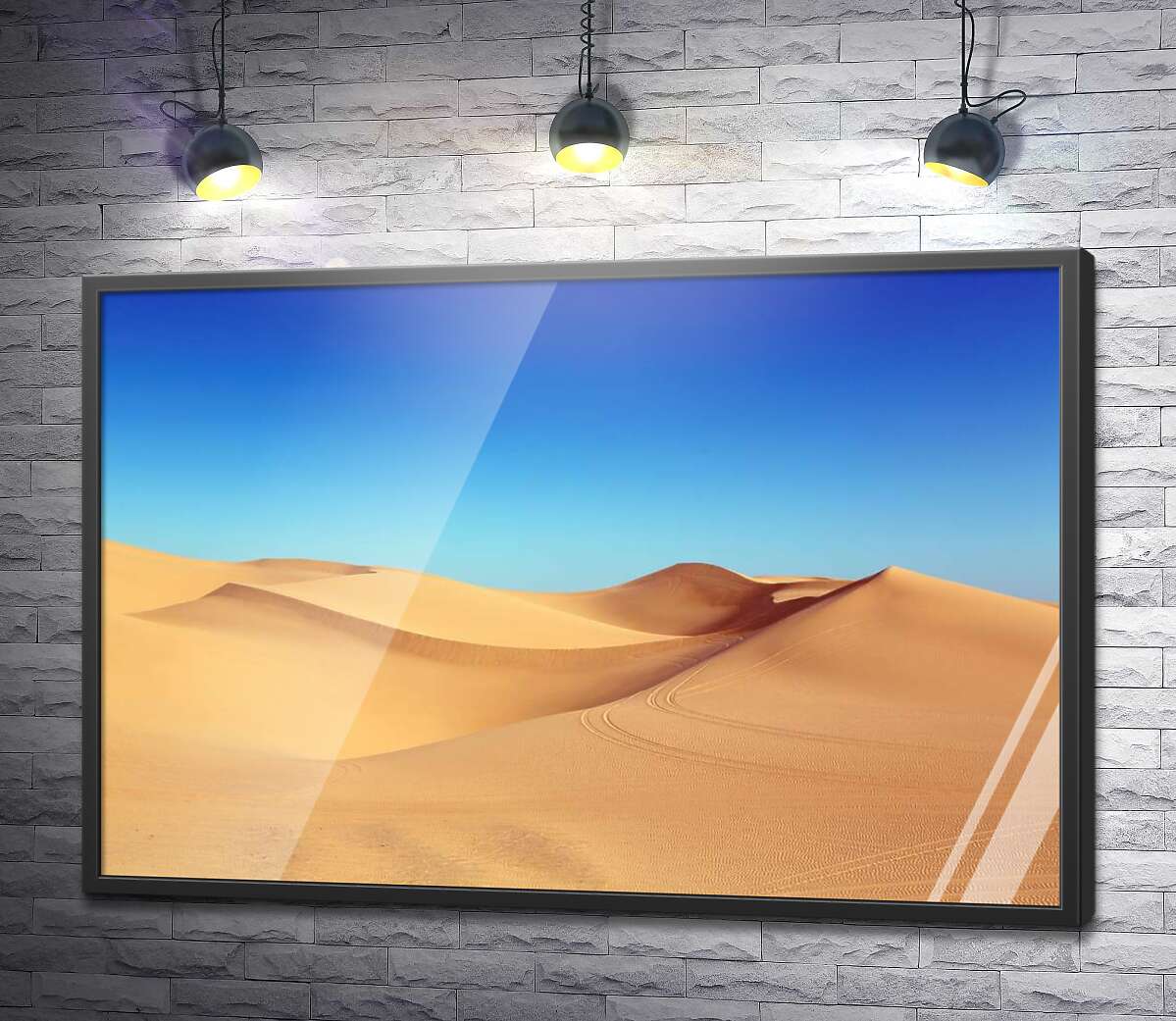 постер Піщане море пустелі