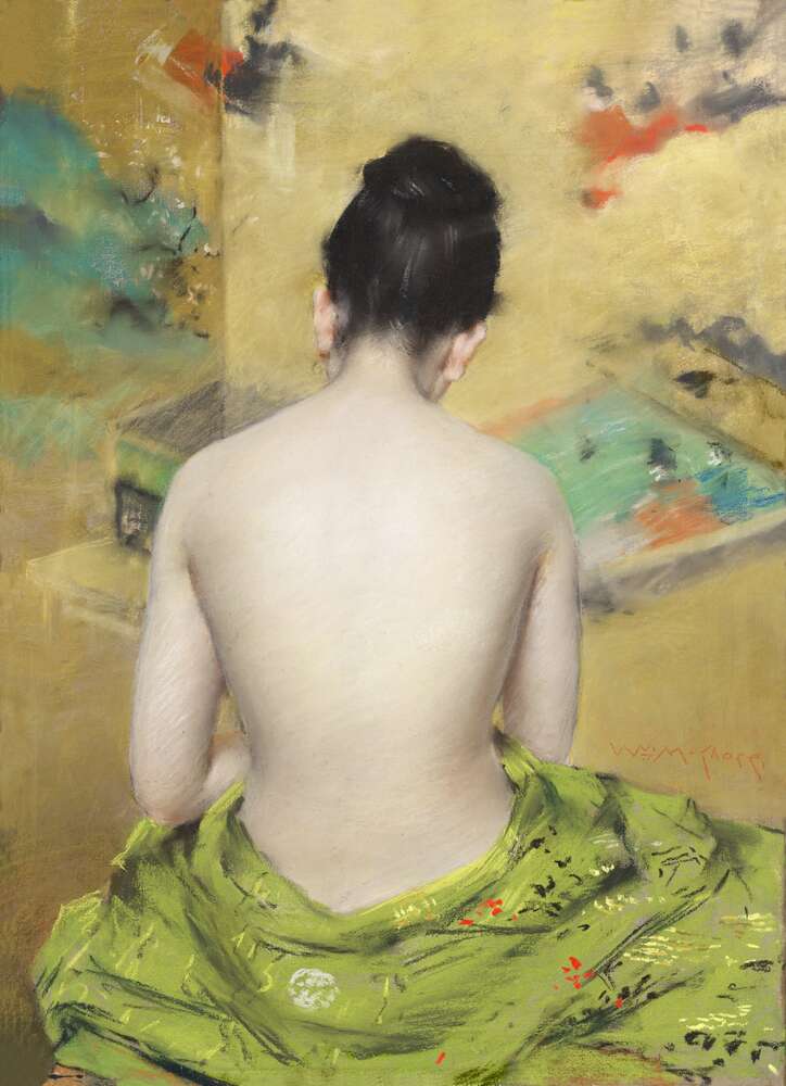 картина-постер Оголена спина дівчини