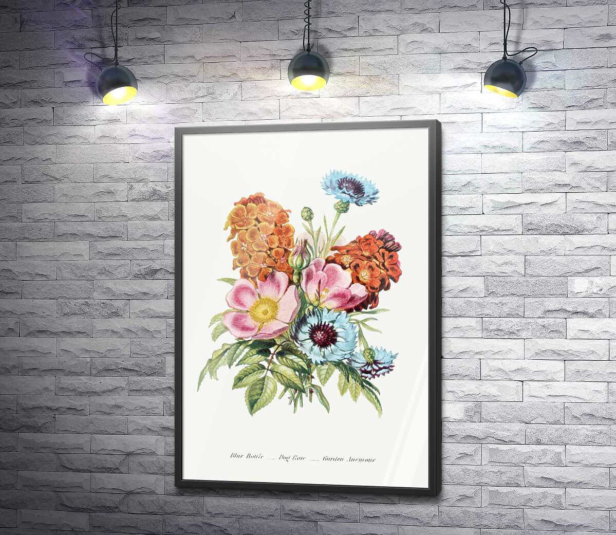 постер Маленький букет з польових квітів