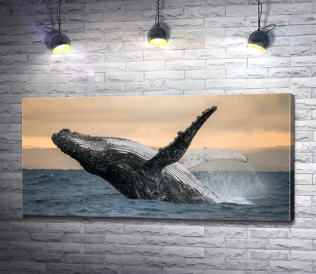 картина Дивовижний горбатий кит