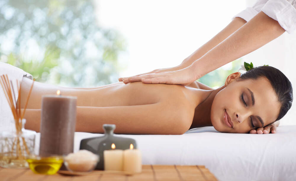 картина-постер Розслабляючий масаж спини
