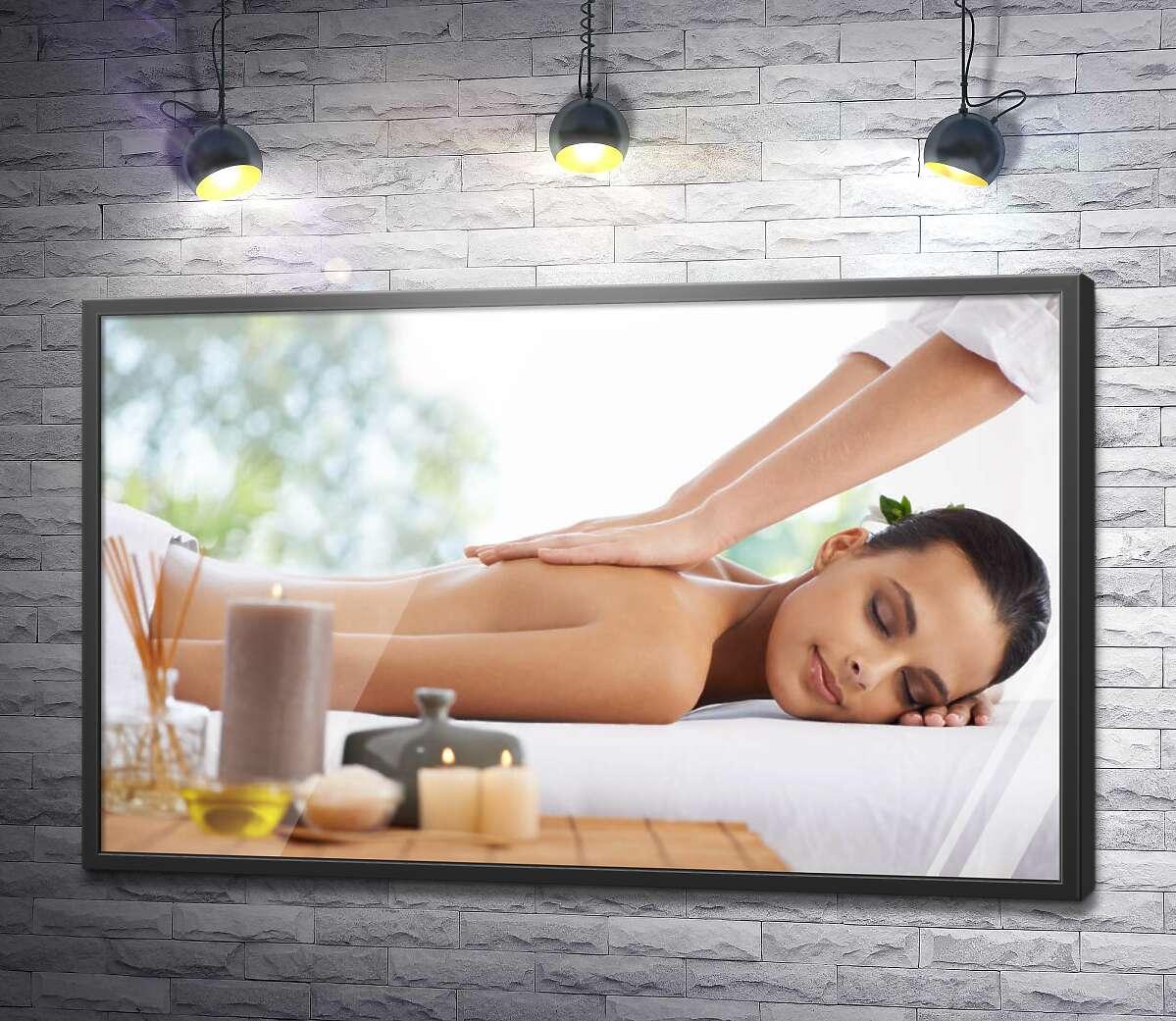 постер Розслабляючий масаж спини