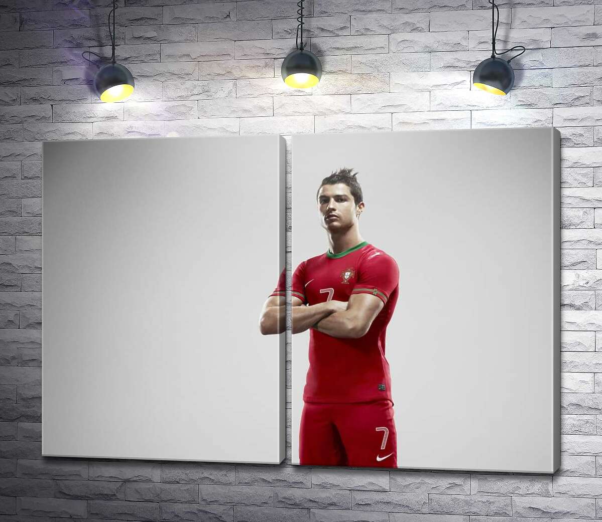 модульная картина Португальский футболист Криштиану Роналду