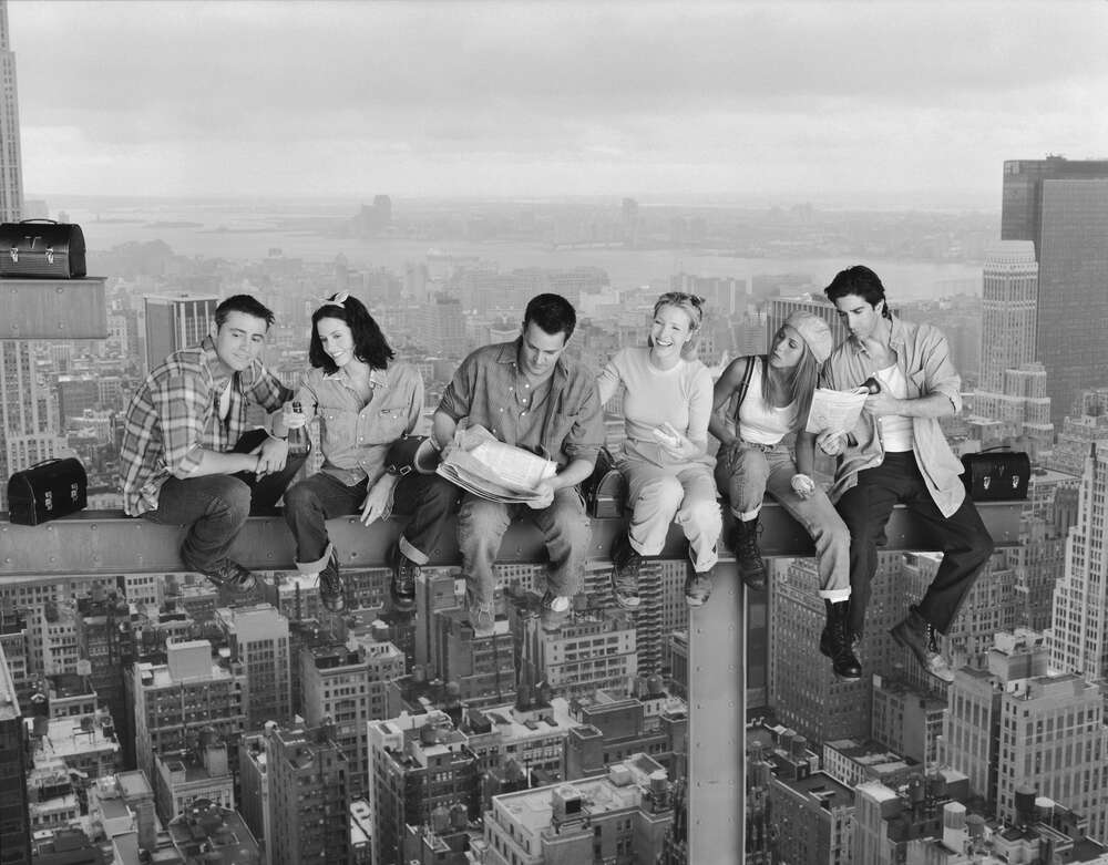картина-постер Актори серіалу Друзі на висоті над містом