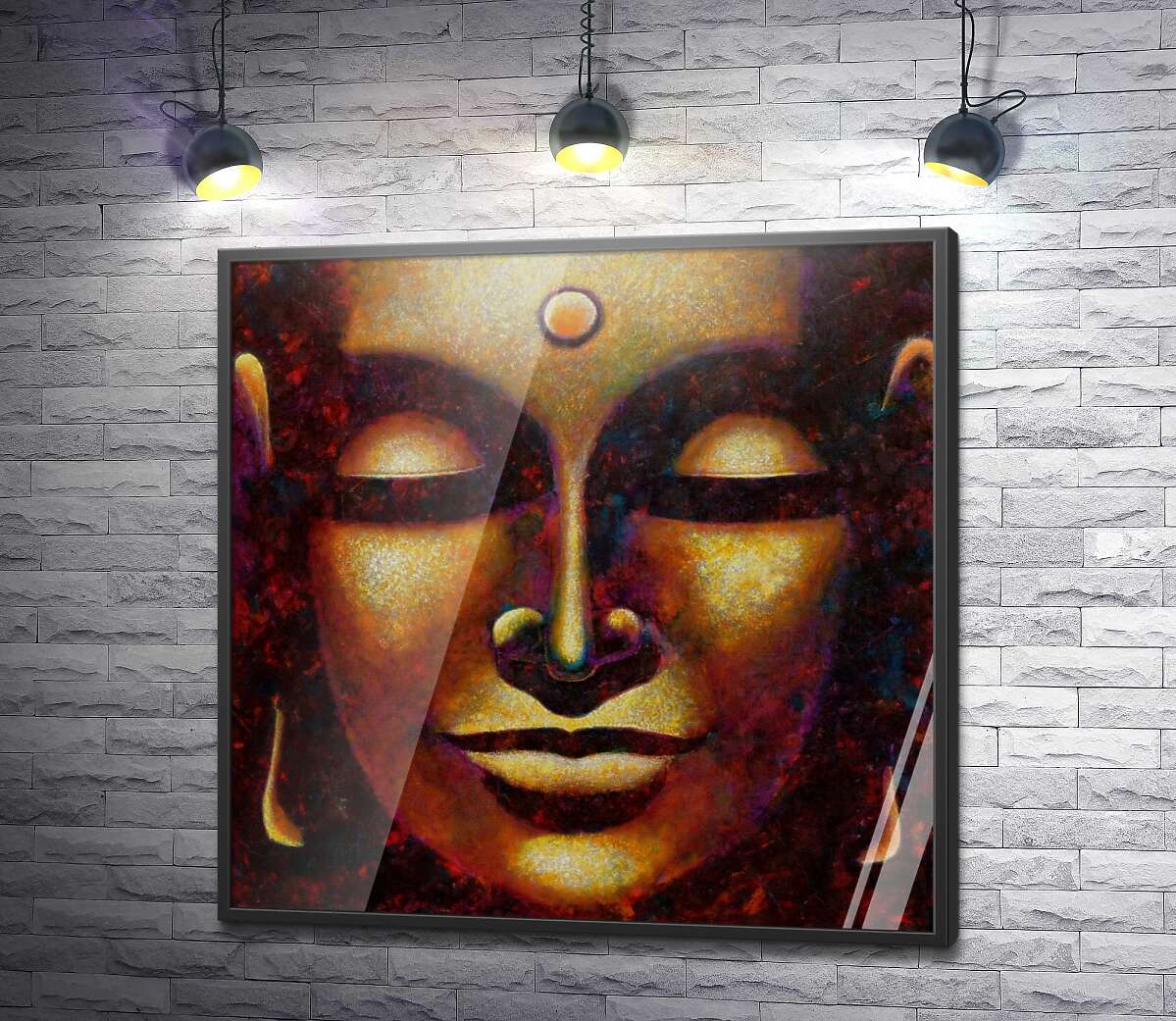 постер Заспокійлива посмішка Будди