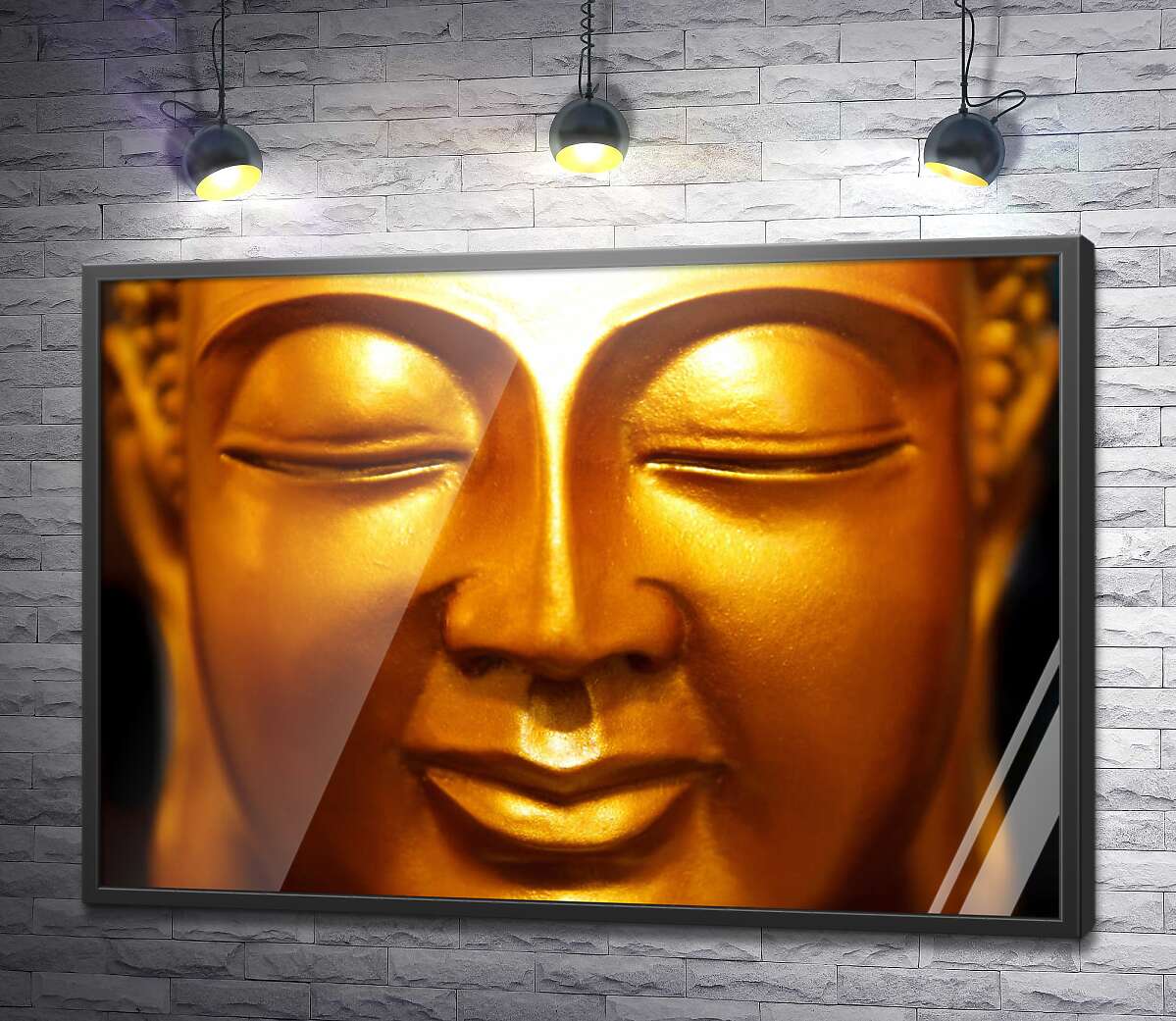 постер Загадочная улыбка Будды
