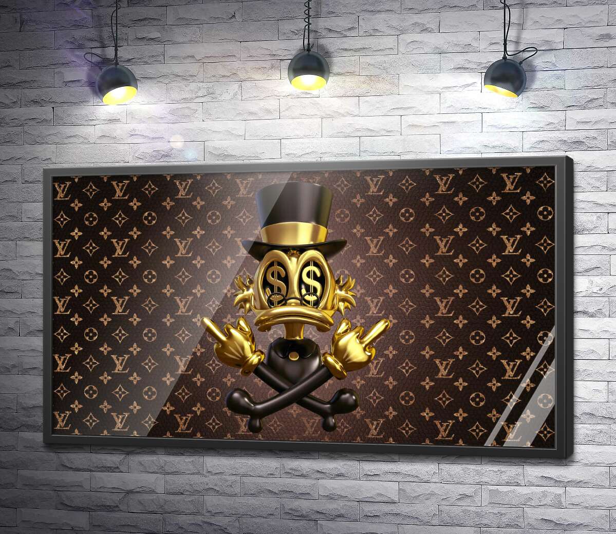 постер Золотой пиратский образ Скруджа Макдака